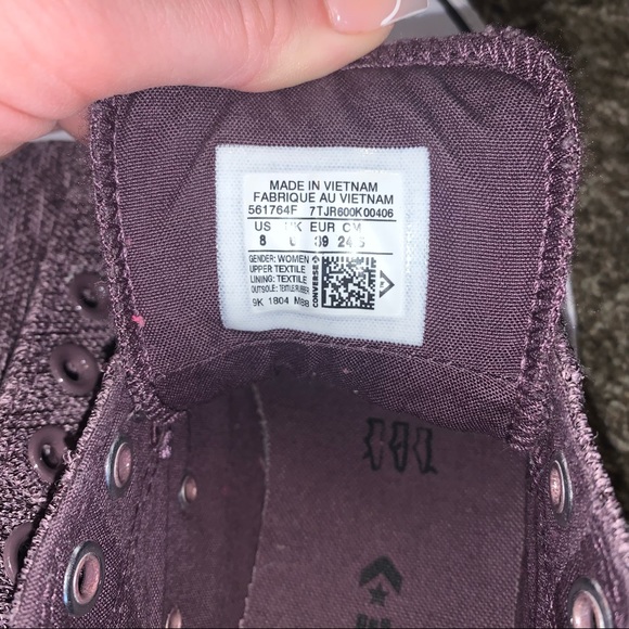 Purple Converse - Picture 3 of 4